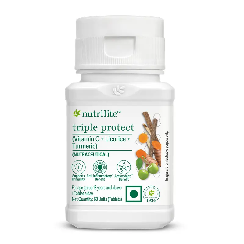 Triple Protect (Vitamin C + Licorice + Turmeric)-1 Triple Protect (Vitamin C + Licorice + Turmeric) - Image 1
