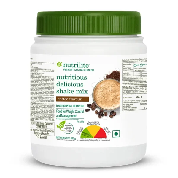 Weight Management Nutritious Delicious Shake Mix Coffee Flavor